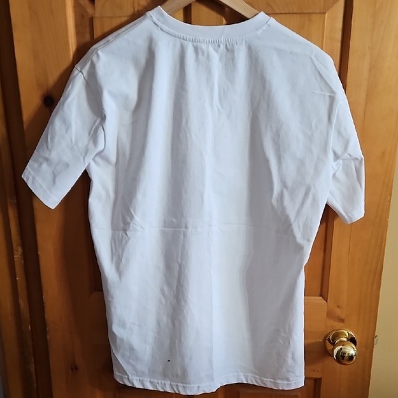 Balenciaga Kids White Tee with Artistic Print - Picture 4 of 7
